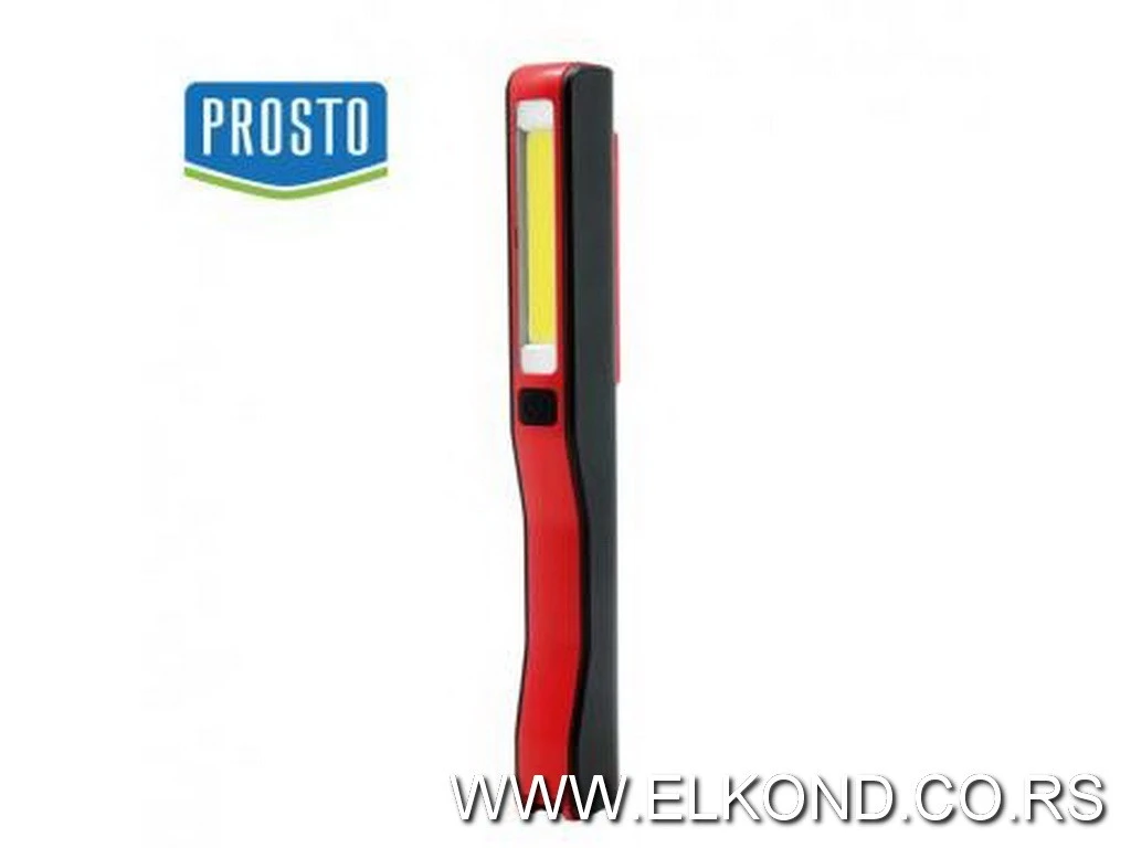 BATERIJSKA LAMPA  3W COB+1LED PUNJIVA  PROSTO